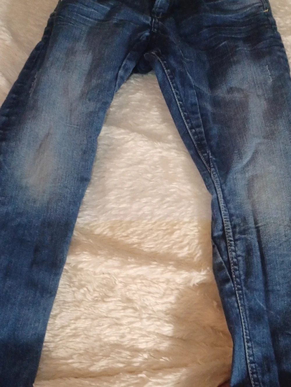 H&M Dark Blue Slim Straight Jeans Boys Sz7-8